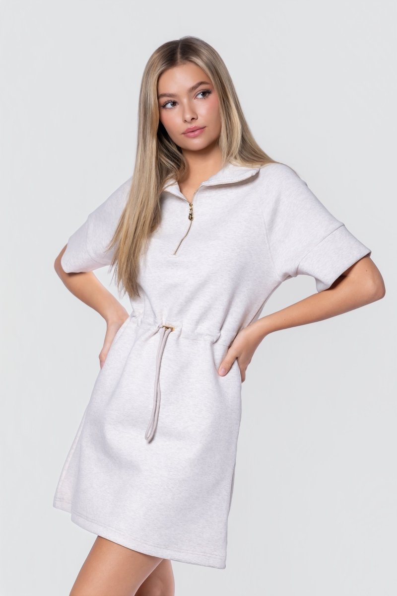 Mina Half Zip Dress Short Sleeve 37