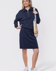 Mina Skirt 23" (Navy) - Skirt - Yakira Bella