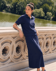 Mina Skirt 35" (Navy) - Skirt - Yakira Bella