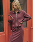 Mina Skirt 35" (Plum) - Skirt - Yakira Bella
