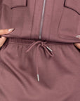 Mina Skirt (Plum) - Skirt - Yakira Bella