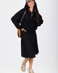Mina Swing Skirt 23" (Black) - Skirt - Yakira Bella