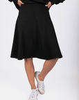 Mina Swing Skirt 23" (Black) - Skirt - Yakira Bella