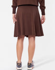 Mina Swing Skirt 23" (Dark Brown) - Skirt - Yakira Bella