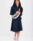 Mina Swing Skirt 23" (Navy) - Skirt - Yakira Bella