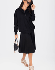 Mina Swing Skirt 26" (Black) - Skirt - Yakira Bella