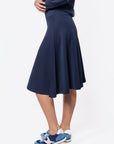Mina Swing Skirt 26" (Navy) - Skirt - Yakira Bella