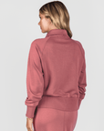 Mina Zip up Jacket (Dusty Rose) - Top - Yakira Bella