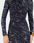 Miri Dress (Black Grey) - Dress - Yakira Bella