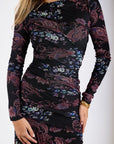 Miri Dress (Black Ground) - Dress - Yakira Bella