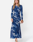 Miri Dress (Blue Beige) - Dress - Yakira Bella
