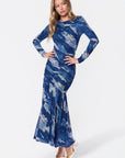 Miri Dress (Blue Beige) - Dress - Yakira Bella
