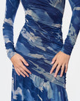 Miri Dress (Blue Beige) - Dress - Yakira Bella