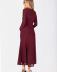 Miri Dress (Burgundy) - Dress - Yakira Bella