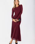 Miri Dress (Burgundy) - Dress - Yakira Bella