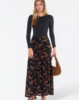 Miri Skirt (Black Brown) - Skirt - Yakira Bella