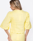 Molly Top (Light Yellow) - Top - Yakira Bella