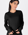 MOMENTUM TOP (BLACK) - Top - Yakira Bella