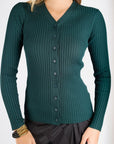Moss Cardigan (Dark Green) - Top - Yakira Bella