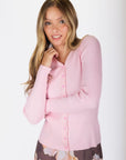 Moss Cardigan (Light Pink) - Top - Yakira Bella