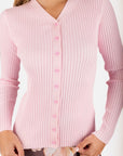 Moss Cardigan (Light Pink) - Top - Yakira Bella