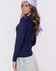 Moss Cardigan (Navy) - Top - Yakira Bella