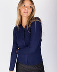 Moss Cardigan (Navy) - Top - Yakira Bella