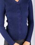 Moss Cardigan (Navy) - Top - Yakira Bella