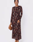 Mylah Dress (Purple Pattern) - Dress - Yakira Bella