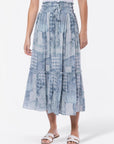 Nancy Skirt (White/Blue) - Skirt - Yakira Bella