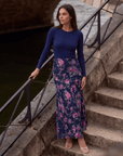 Natalia Skirt (Black Ground) - Skirt - Yakira Bella