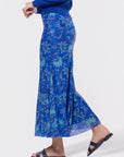 Natalia Skirt (Blue Pattern) - Skirt - Yakira Bella