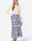 Natalia Skirt (Blue/Yellow) - Skirt - Yakira Bella