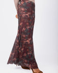 Natalia Skirt (Burgundy) - Skirt - Yakira Bella