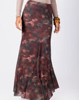 Natalia Skirt (Burgundy) - Skirt - Yakira Bella