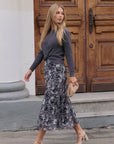 Natalia Skirt (Grey) - Skirt - Yakira Bella
