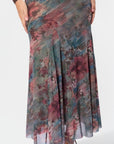Natalia Skirt (Teal Ground) - Skirt - Yakira Bella