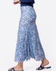 Natalia Skirt (White Blue) - Skirt - Yakira Bella