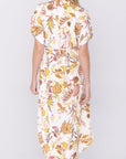 Natalie Dress (White Pattern) - Dress - Yakira Bella