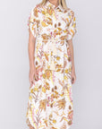 Natalie Dress (White Pattern) - Dress - Yakira Bella