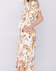 Natalie Dress (White Pattern) - Dress - Yakira Bella