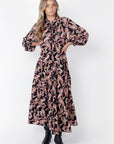 Naya Dress (Black/Pattern) 53" - Dress - Yakira Bella