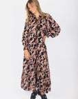 Naya Dress (Black/Pattern) 53" - Dress - Yakira Bella