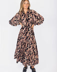Naya Dress (Black/Pattern) 53" - Dress - Yakira Bella