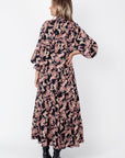 Naya Dress (Black/Pattern) 53" - Dress - Yakira Bella