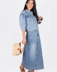 NAYELI SKIRT (BLUE) - Skirt - Yakira Bella