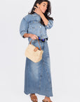 NAYELI SKIRT (BLUE) - Skirt - Yakira Bella