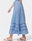 Nell Skirt (Chambray) - Skirt - Yakira Bella