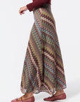 Nico Skirt (Brown Multi) - Skirt - Yakira Bella