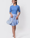 Nina Skirt 20" (Light Blue) - Skirt - Yakira Bella